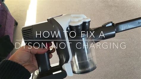 The Dyson filters are not properly connected or clogged. . Dyson vacuum not charging